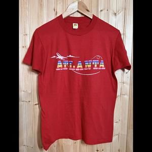 Vtg 1980s Atlanta Georgia Velva Sheen 50/50 Pride T Shirt sz L FITS S-M Rare Tee